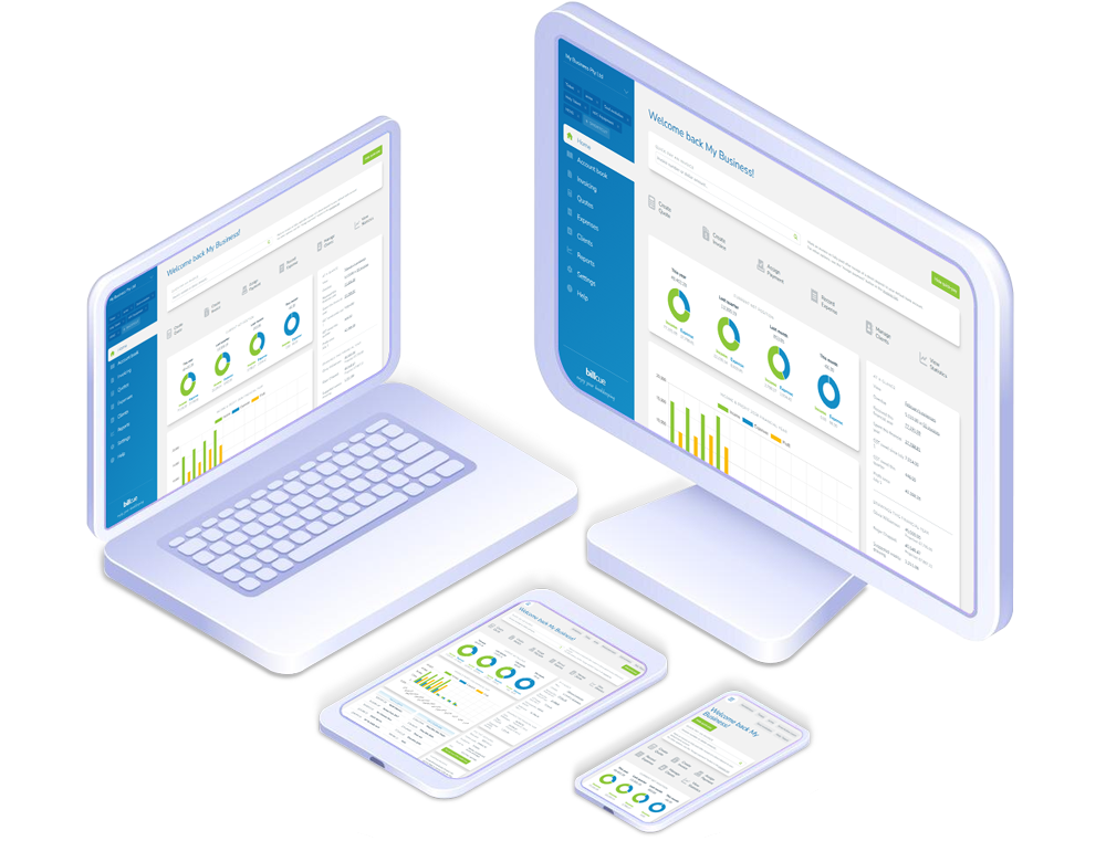 Billcue mobile friendly online accounting and invoicing